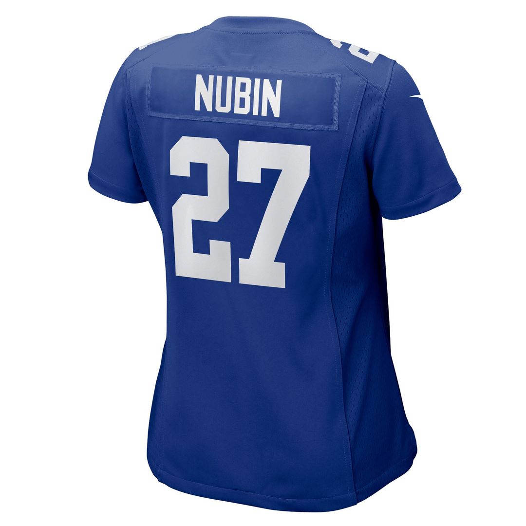Tyler Nubin New York Giants Nike Women's Team Game Jersey -  Royal