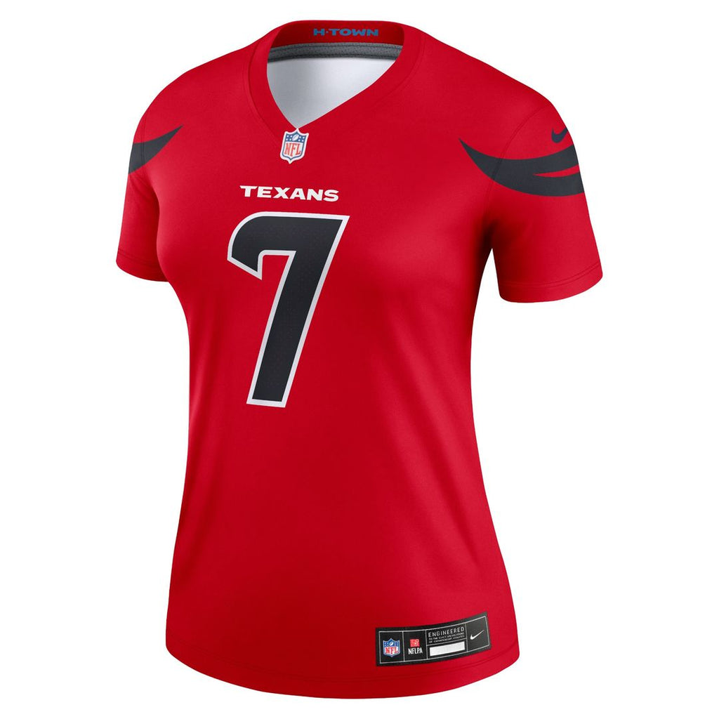 C.J. Stroud Houston Texans Nike Women's Alternate Legend Player Performance Top -  Navy