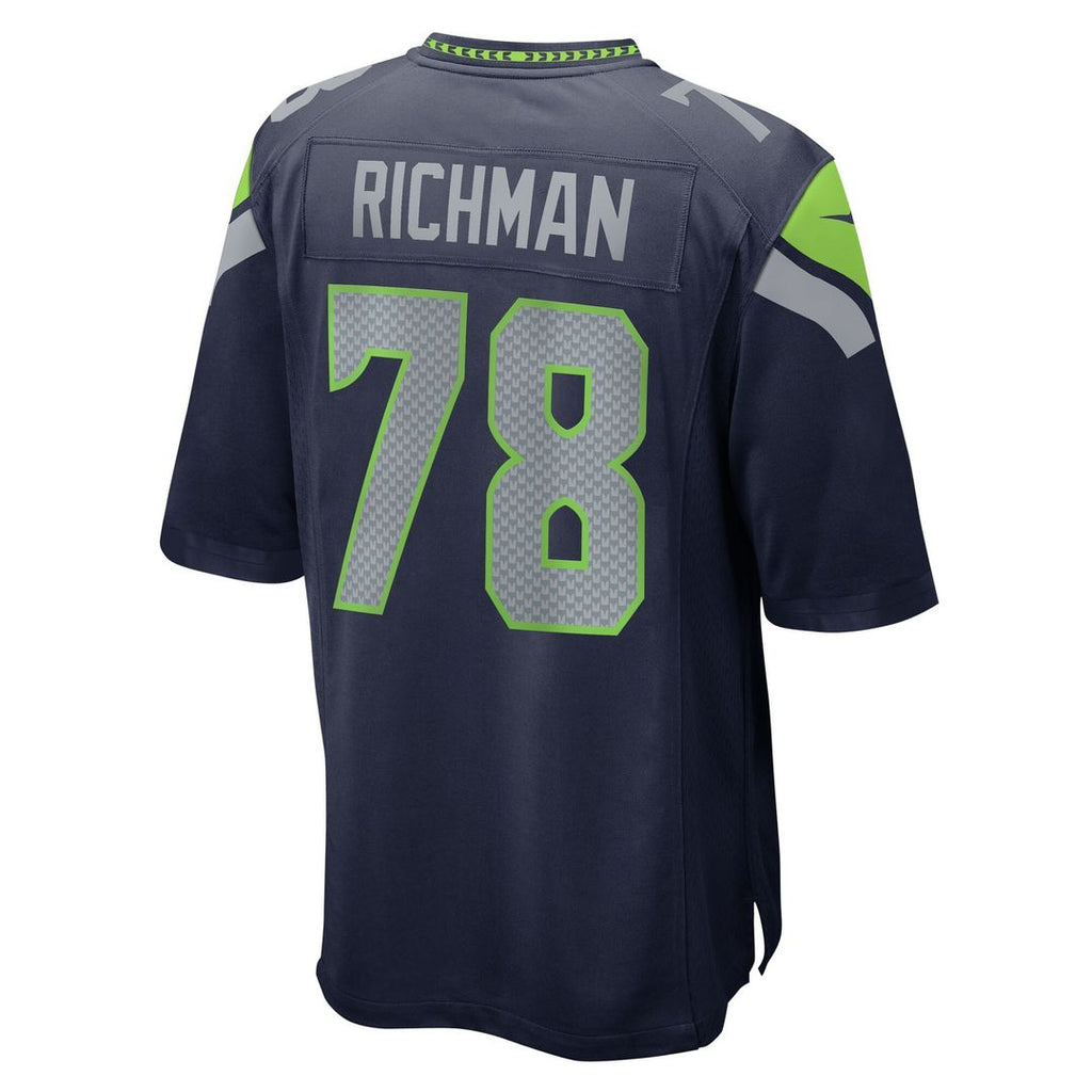 Mason Richman Seattle Seahawks Nike Team Game Jersey -  College Navy