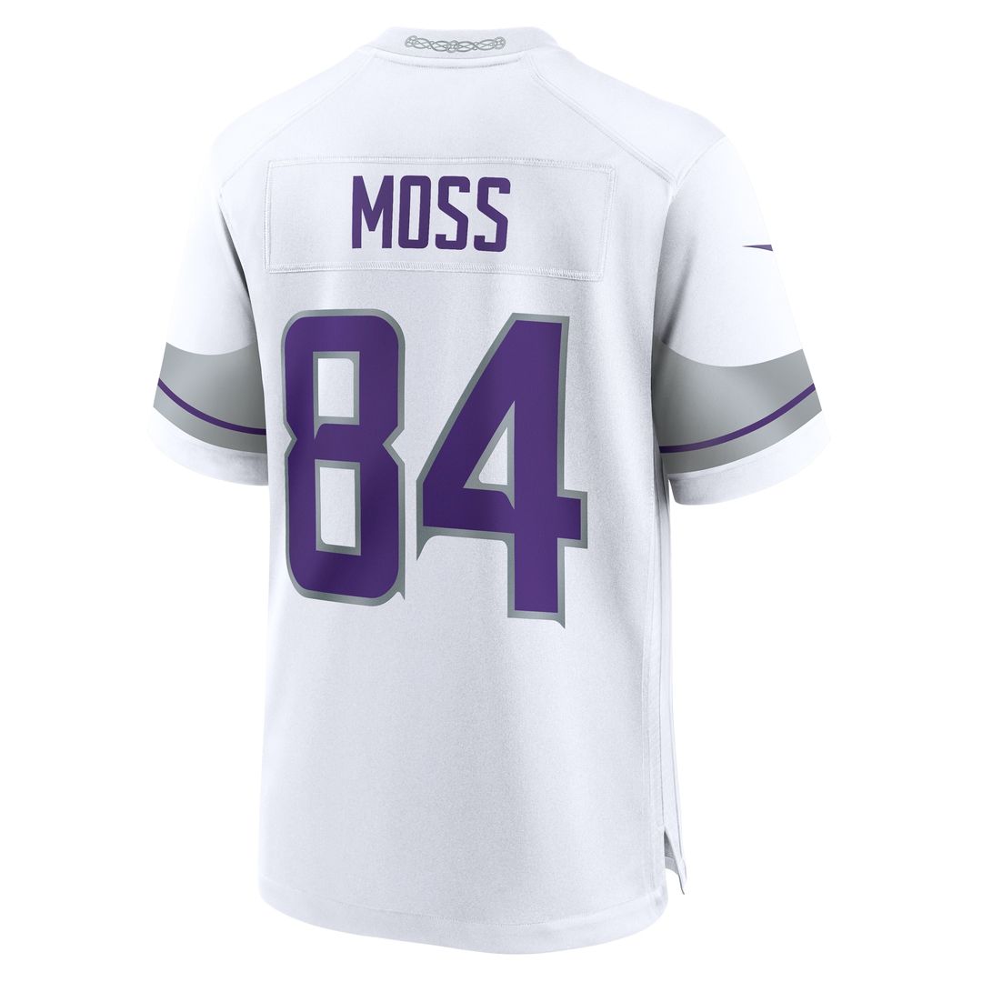 Randy Moss Minnesota Vikings Nike Alternate Retired Player Game Jersey - White