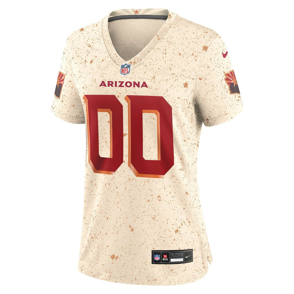 Arizona Cardinals Nike Women's 2025 Rivalries Collection Custom Game Jersey - Natural