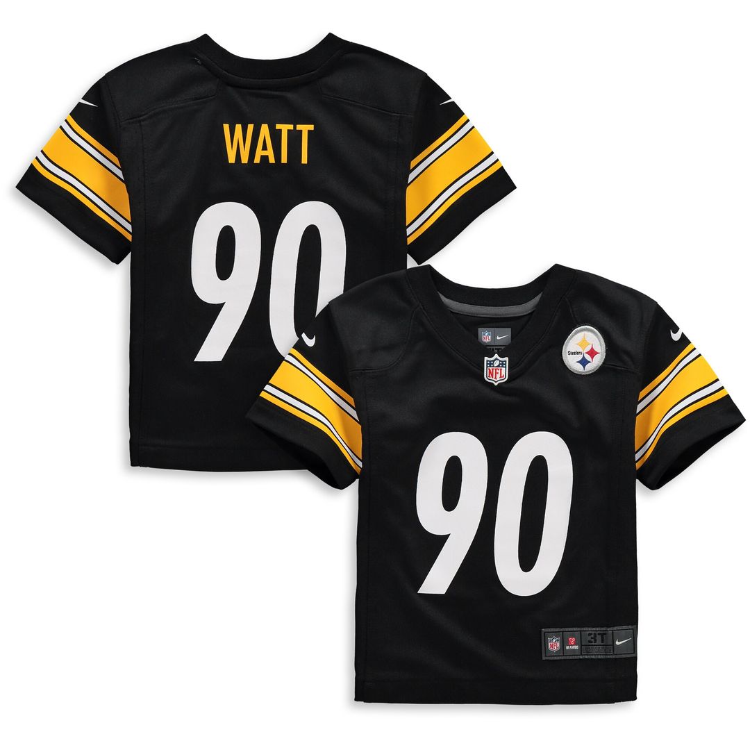 T.J. Watt Pittsburgh Steelers Nike Toddler Game Jersey - Black