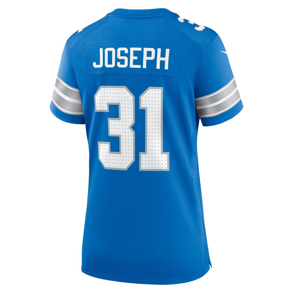 Kerby Joseph Detroit Lions Nike Women's Team Game Jersey -  Blue