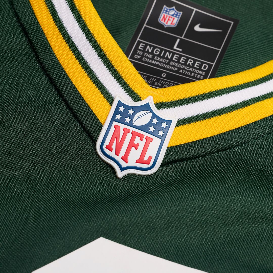 Darian Kinnard Green Bay Packers Nike Team Game Jersey -  Green