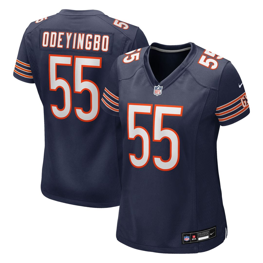 Dayo Odeyingbo Chicago Bears Nike Women's Team Game Jersey -  Navy