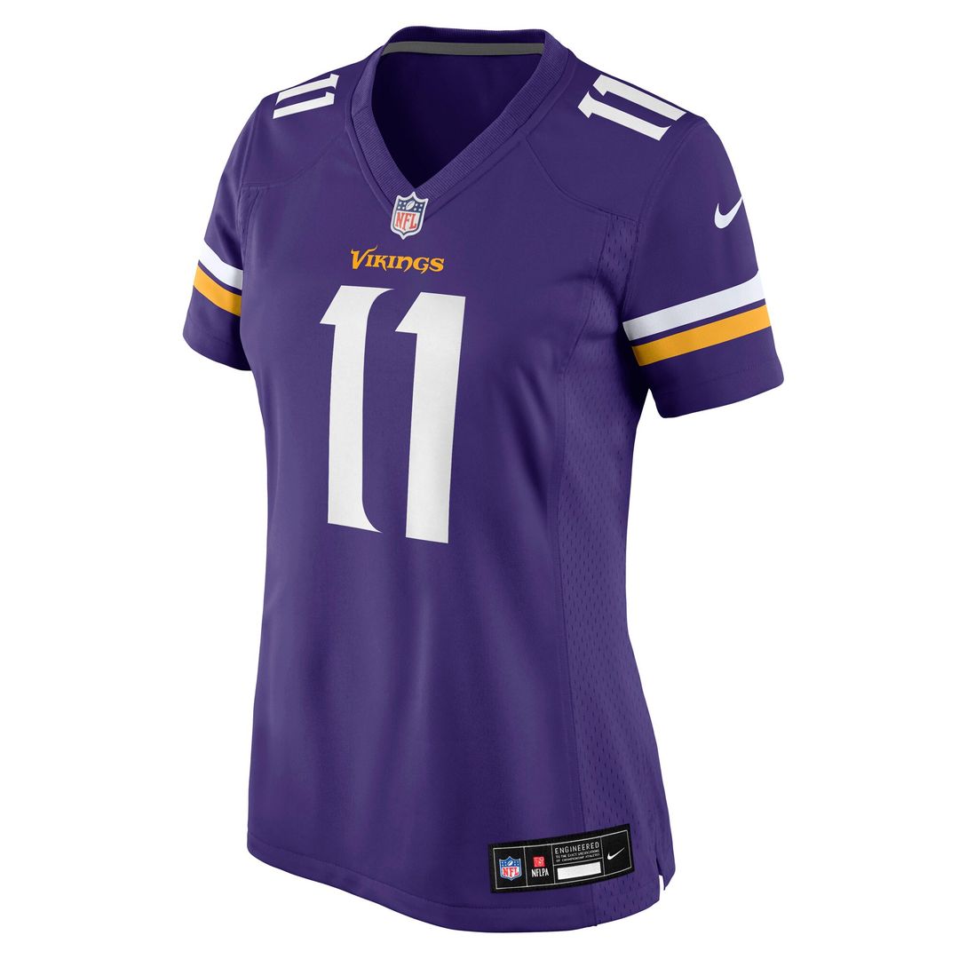Carson Wentz Minnesota Vikings Nike Women's Team Game Jersey -  Purple