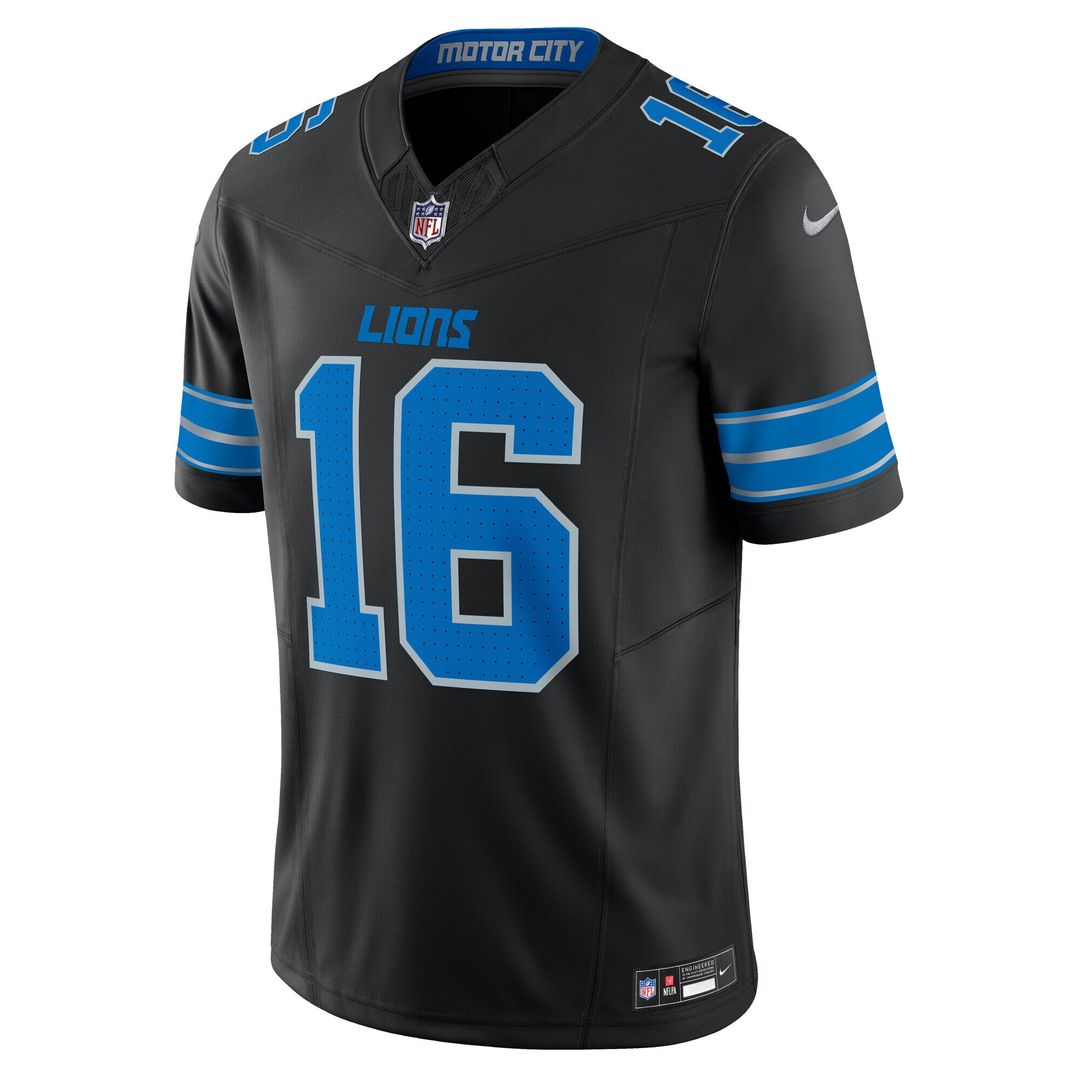 Jared Goff Detroit Lions Nike Vapor F.U.S.E. Limited Jersey - Black