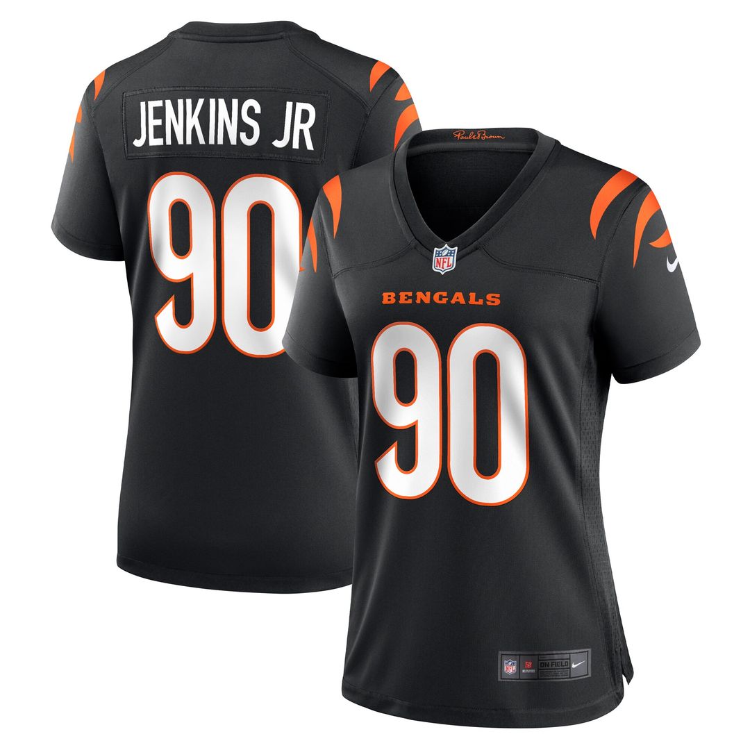 Kris Jenkins Jr. Cincinnati Bengals Nike Women's  Game Jersey -  Black