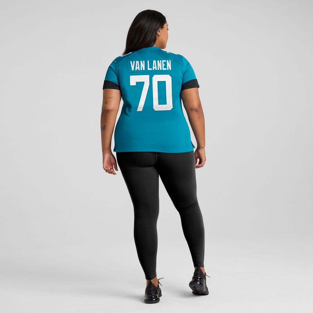 Cole Van Lanen Jacksonville Jaguars Nike Women's Game Player Jersey - Teal