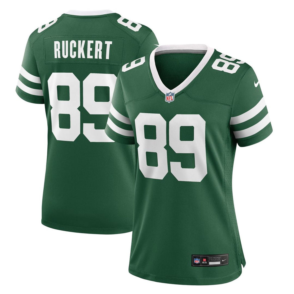 Jeremy Ruckert New York Jets Nike Women's Game Jersey - Legacy Green