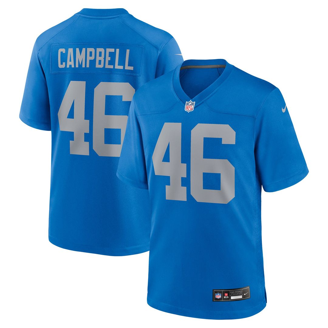 Jack Campbell Detroit Lions Nike Alternate Game Jersey -  Blue