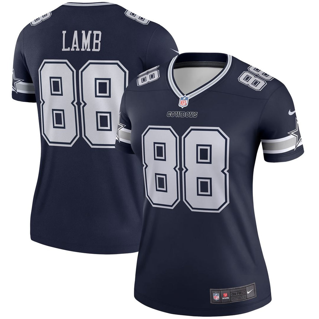CeeDee Lamb Dallas Cowboys Nike Women's Legend Player Performance Top -  Navy