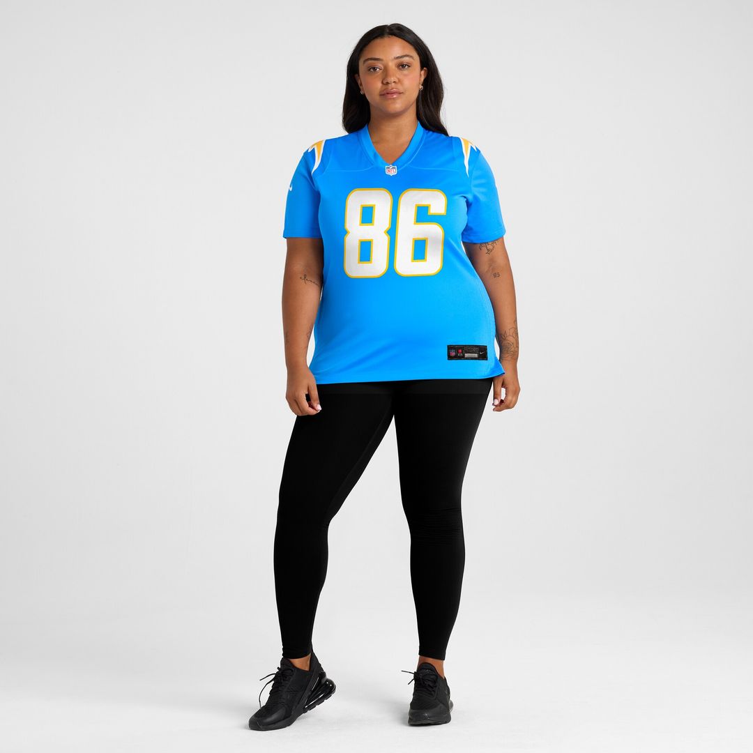 Cornelius Johnson Los Angeles Chargers Nike Women's  Game Jersey -  Powder Blue