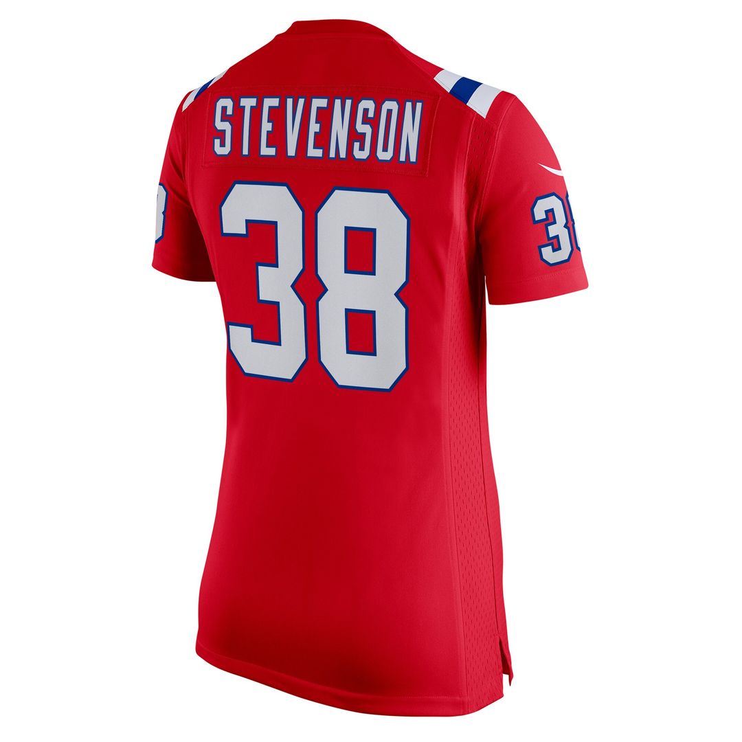 Rhamondre Stevenson New England Patriots Nike Women's  Team Game Jersey - Red