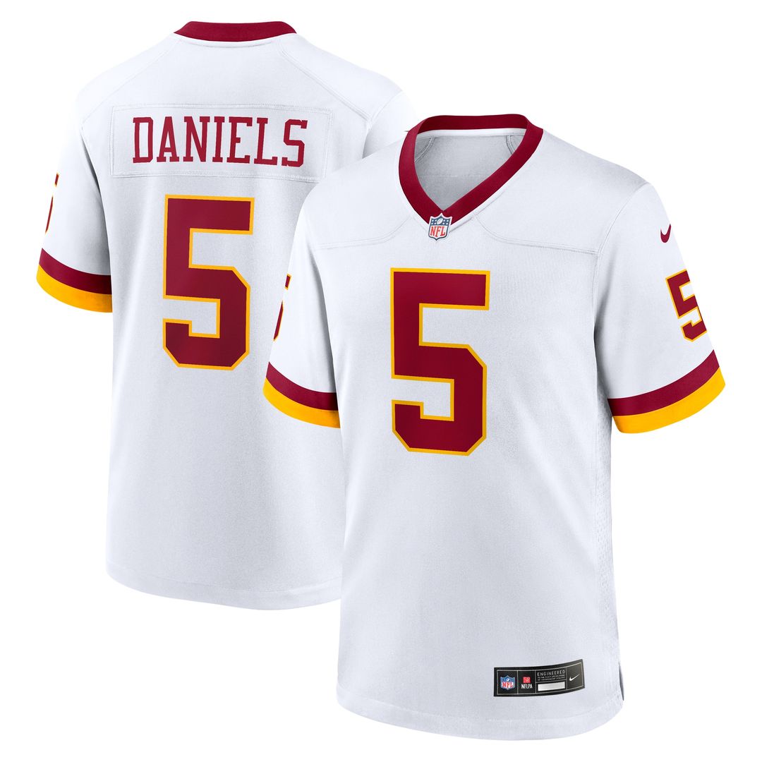 Jayden Daniels Washington Commanders Nike Game Super Bowl Era Jersey - White