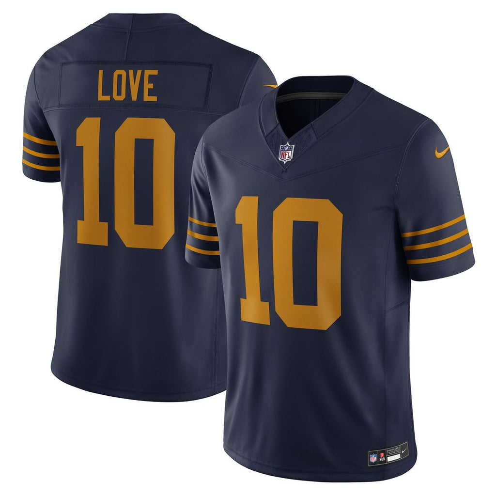 Jordan Love Green Bay Packers Nike The 1923 Classic Vapor F.U.S.E. Limited Jersey - Navy
