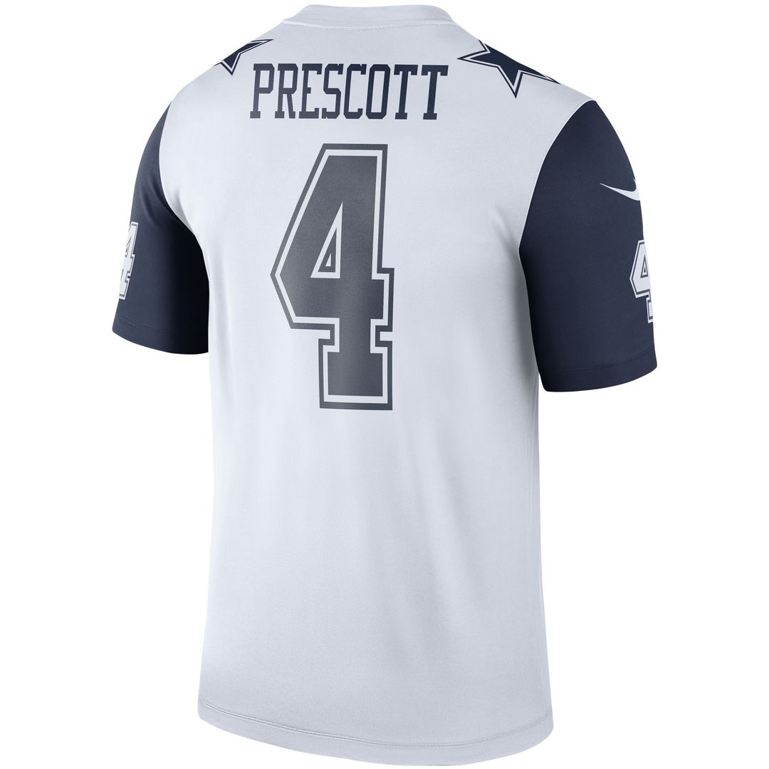 Dak Prescott Dallas Cowboys Nike Legend Player Performance Top - White