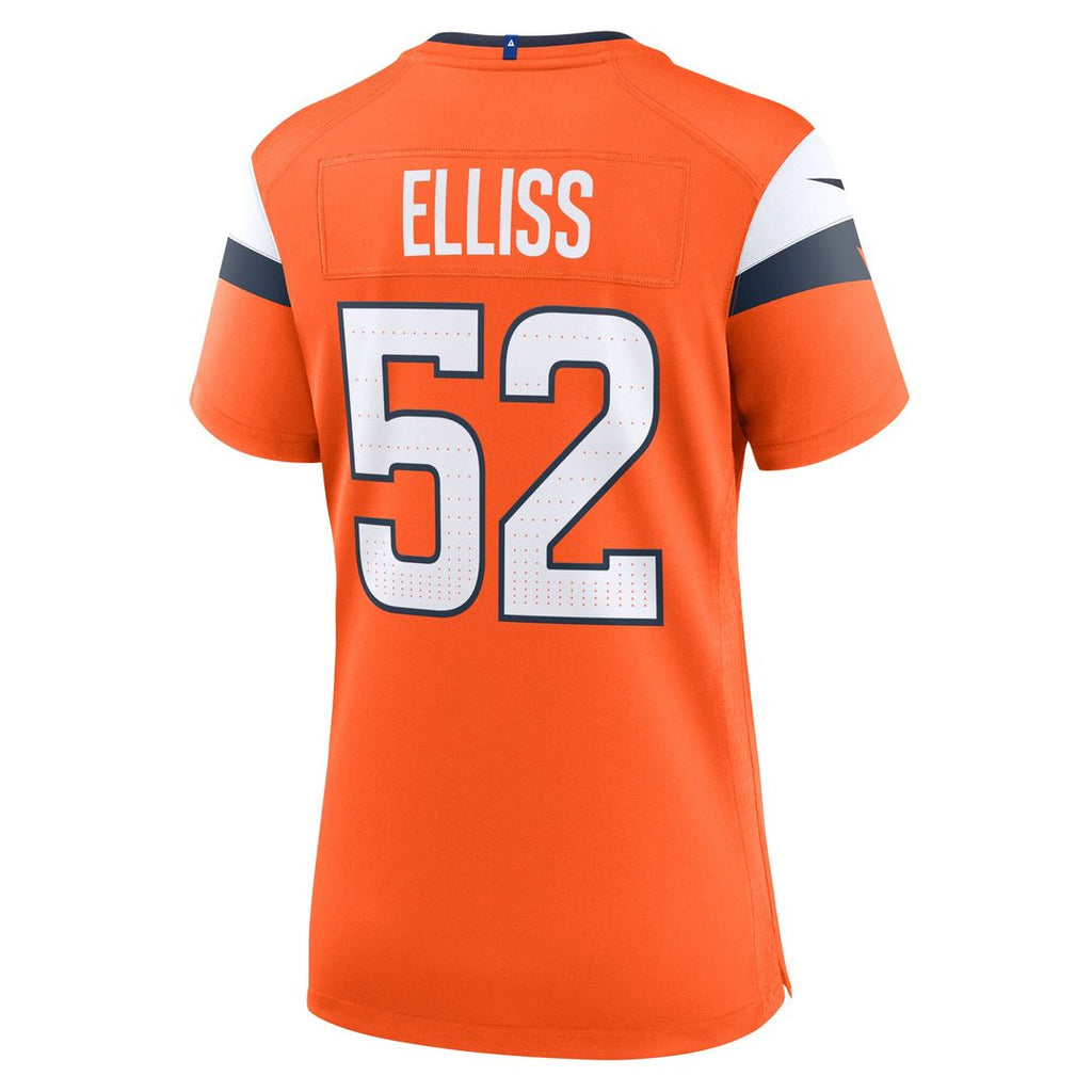 Jonah Elliss Denver Broncos Nike Women's Team Game Jersey -  Orange