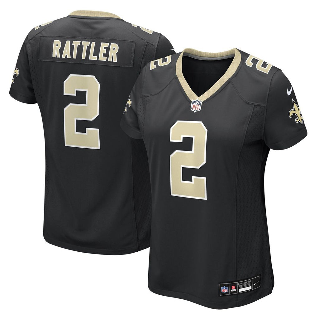 Spencer Rattler New Orleans Saints Nike Women's Team Game Jersey -  Black