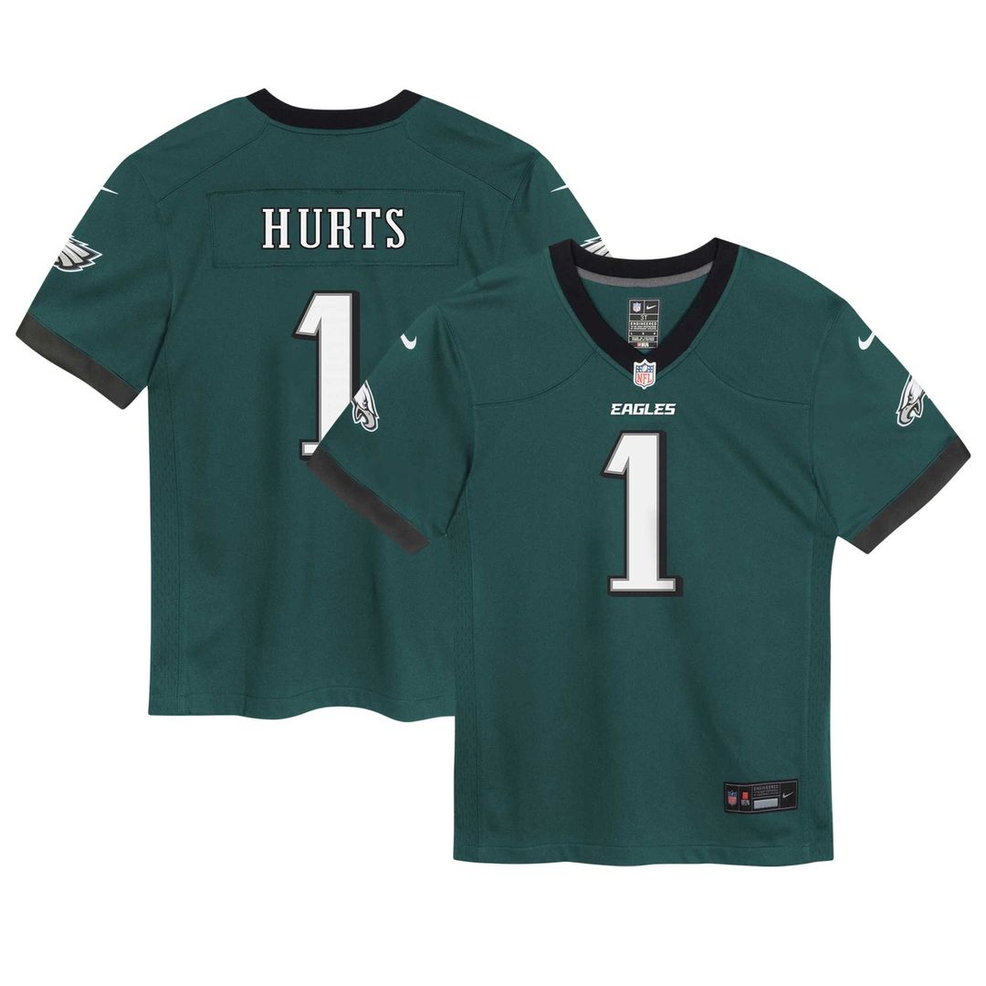 Jalen Hurts Philadelphia Eagles Nike Toddler Game Jersey - Midnight Green