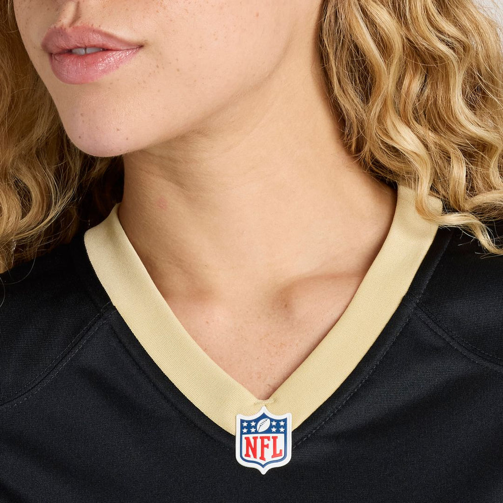 Steve Gleason New Orleans Saints Nike Women's Game Retired Player Jersey - Black