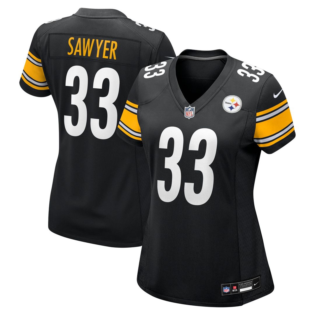 Jack Sawyer Pittsburgh Steelers Nike Women's Team Game Jersey -  Black