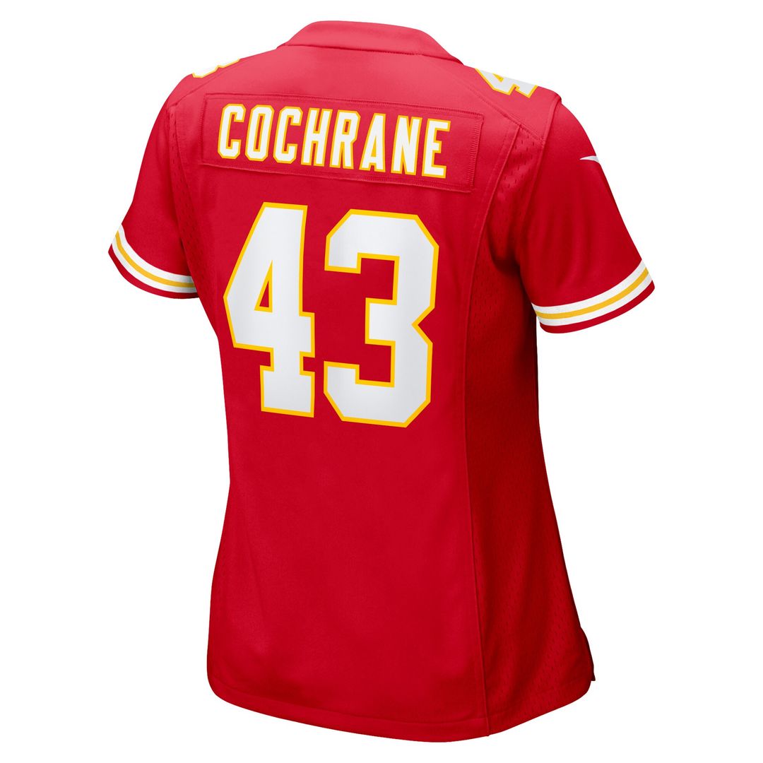 Jack Cochrane Kansas City Chiefs Nike Women's Game Player Jersey - Red