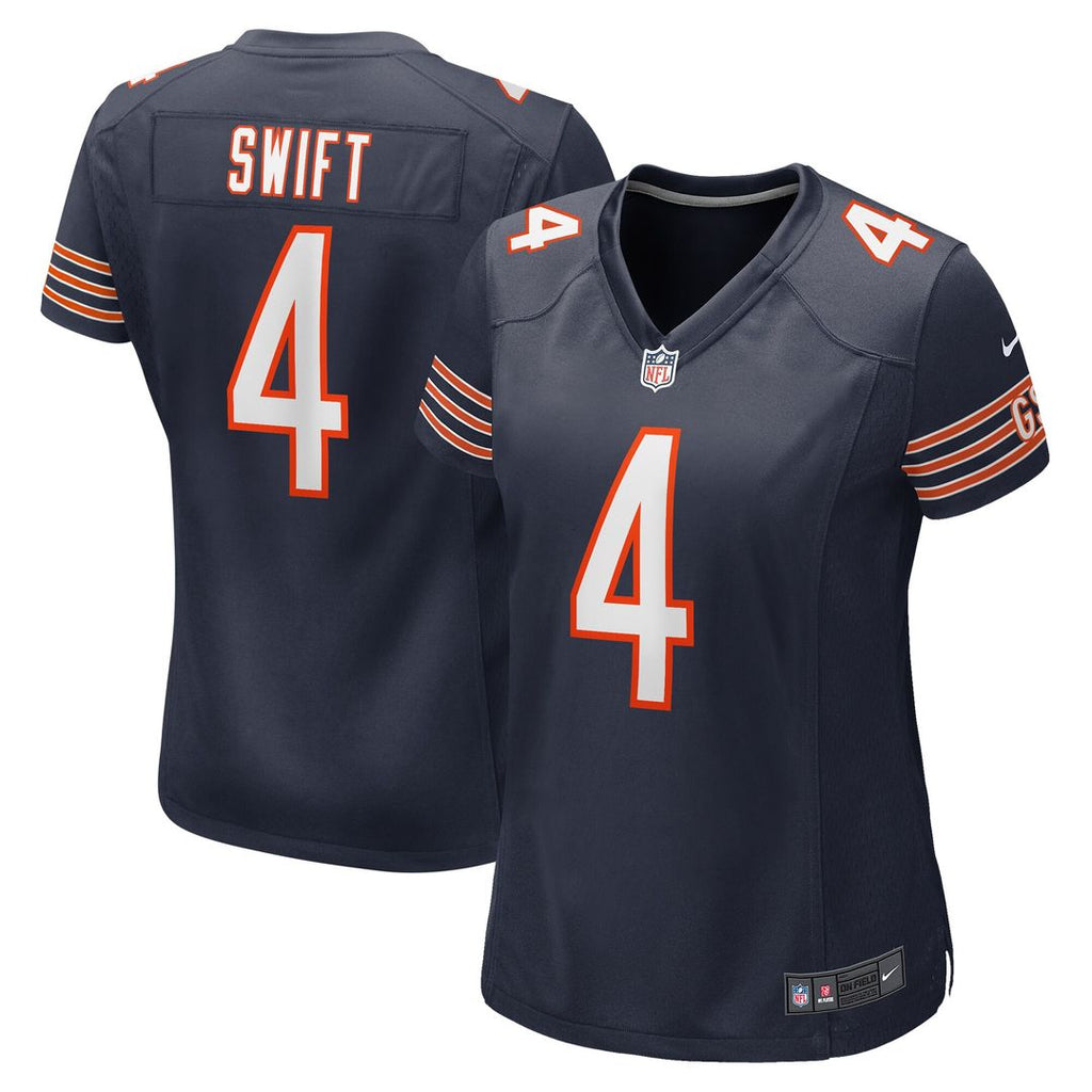 D'Andre Swift Chicago Bears Nike Women's  Game Jersey -  Navy