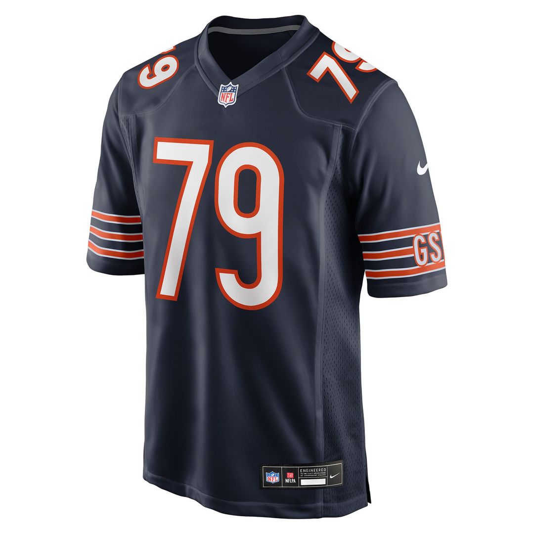 Theo Benedet Chicago Bears Nike Team Game Jersey -  Navy