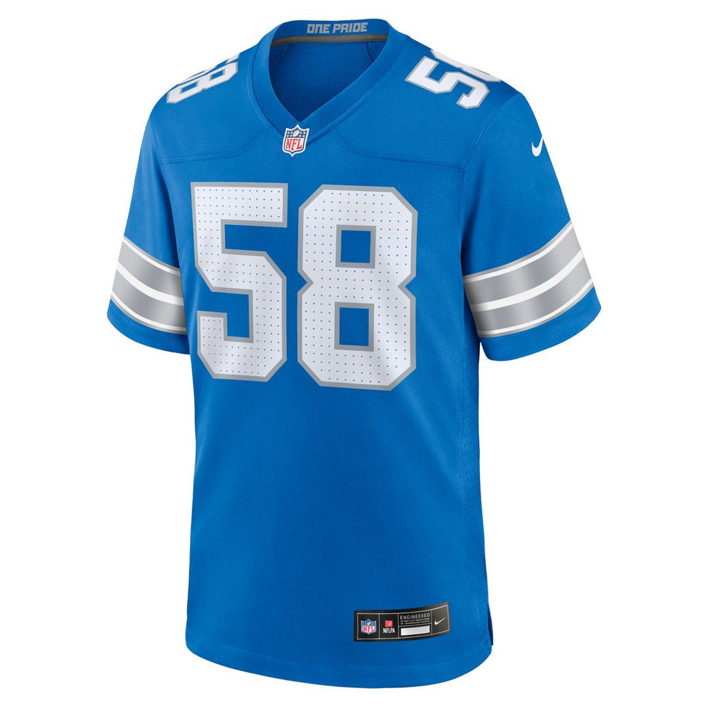 Penei Sewell Detroit Lions Nike Game Jersey - Blue