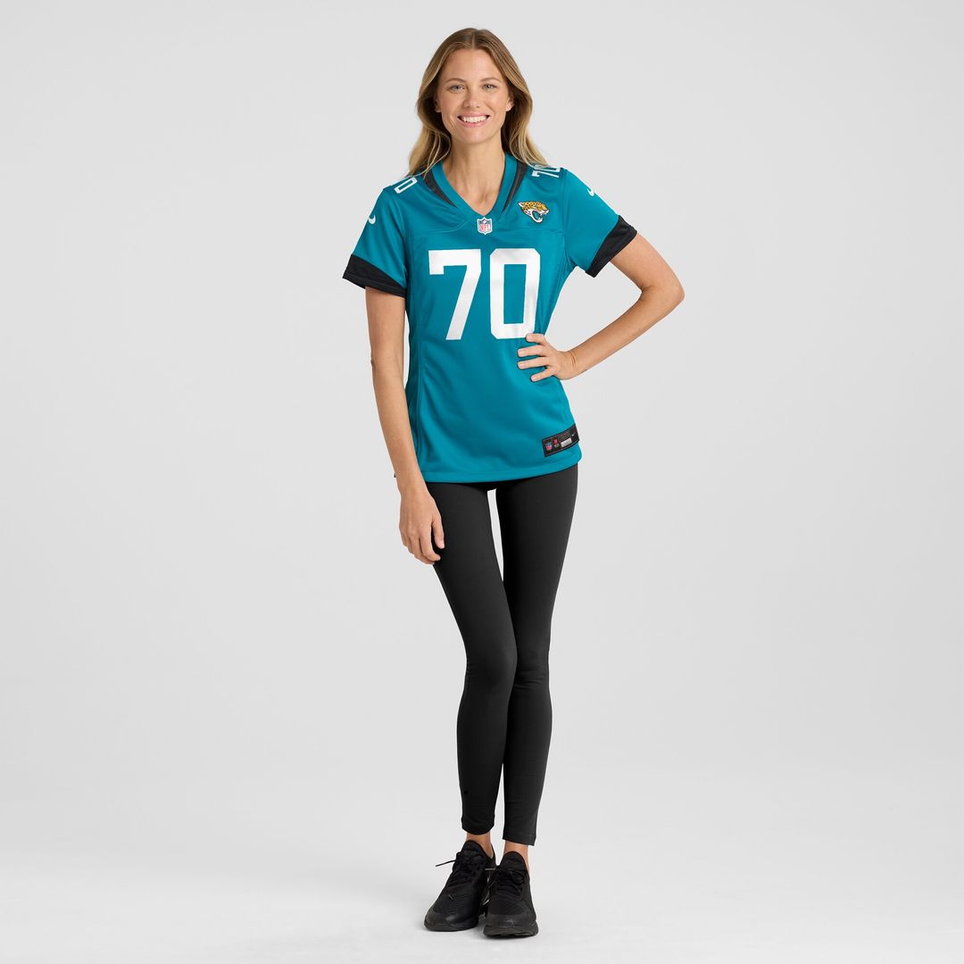Cole Van Lanen Jacksonville Jaguars Nike Women's Game Player Jersey - Teal
