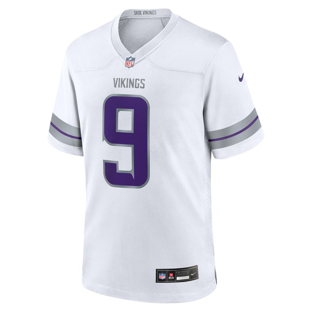 J.J. McCarthy Minnesota Vikings Nike Alternate Game Player Jersey - White