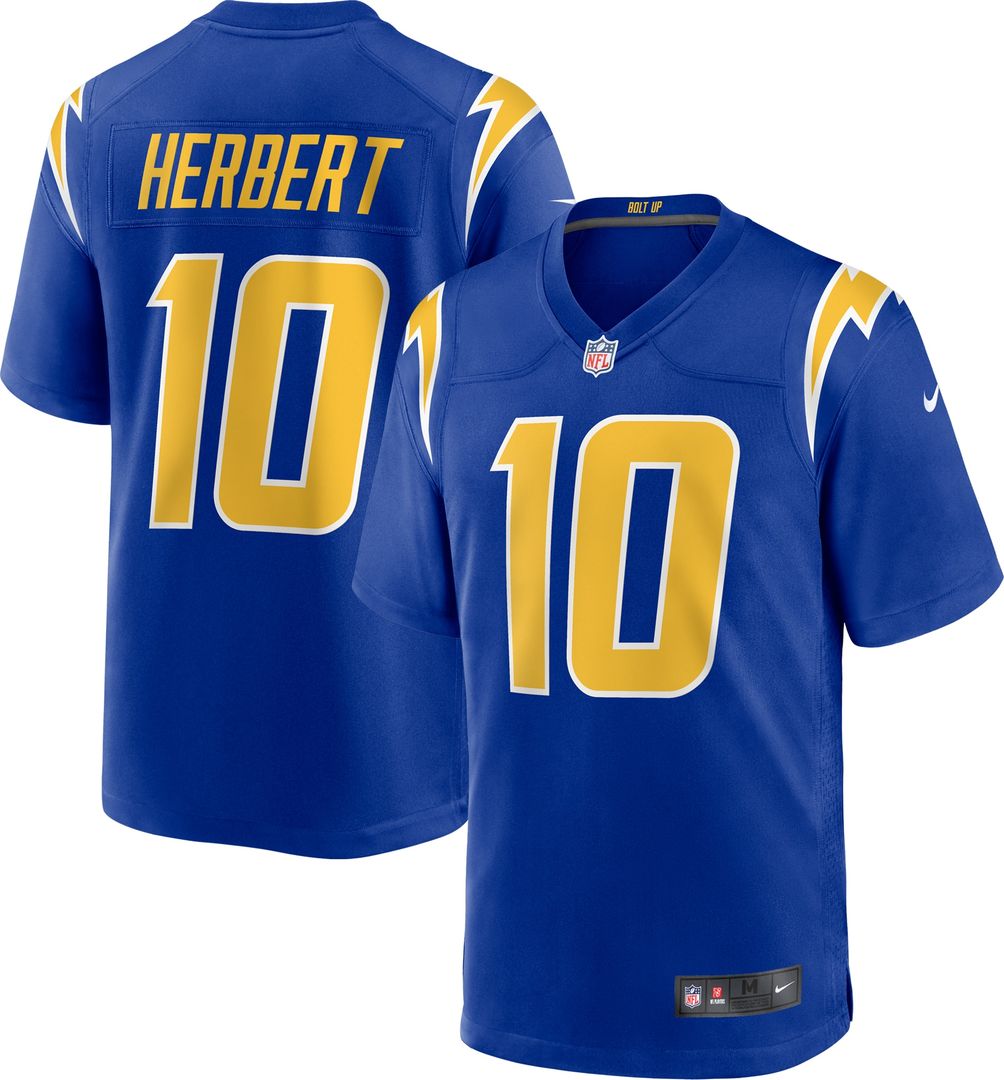 Justin Herbert Los Angeles Chargers Nike Alternate Game Jersey - Royal