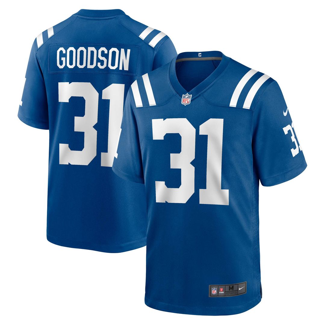 Tyler Goodson Indianapolis Colts Nike  Game Jersey -  Royal