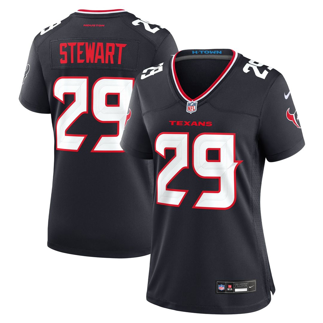 M.J. Stewart Houston Texans Nike Women's Team Game Jersey -  Navy