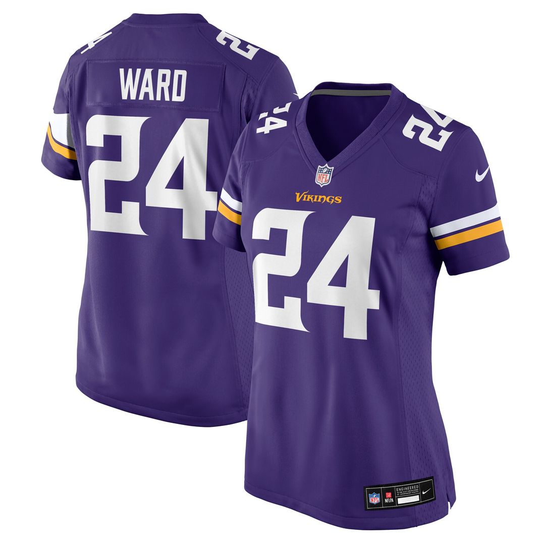 Jay Ward Minnesota Vikings Nike Women's Team Game Jersey -  Purple