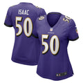 Adisa Isaac Baltimore Ravens Nike Women's  Game Jersey -  Purple