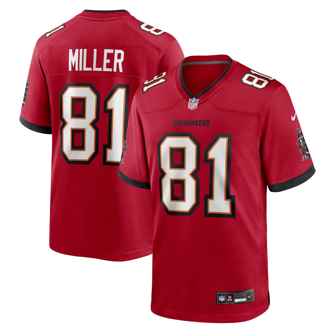 Ryan Miller Tampa Bay Buccaneers Nike Team Game Jersey -  Red