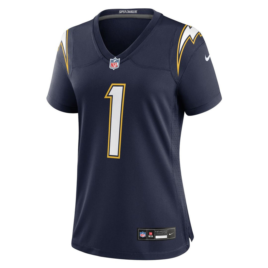 Quentin Johnston Los Angeles Chargers Nike Women's Alternate Super Chargers Game Jersey - Navy