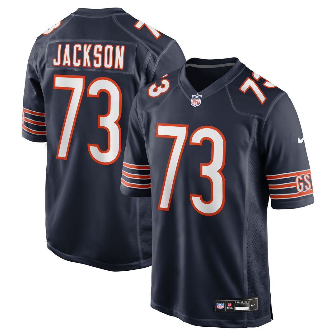 Jonah Jackson Chicago Bears Nike Team Game Jersey -  Navy
