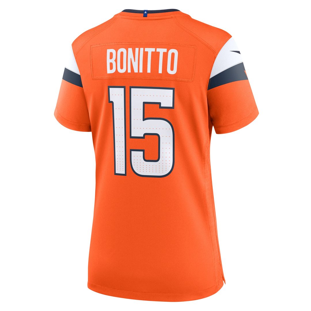 Nik Bonitto Denver Broncos Nike Women's Team Game Jersey -  Orange