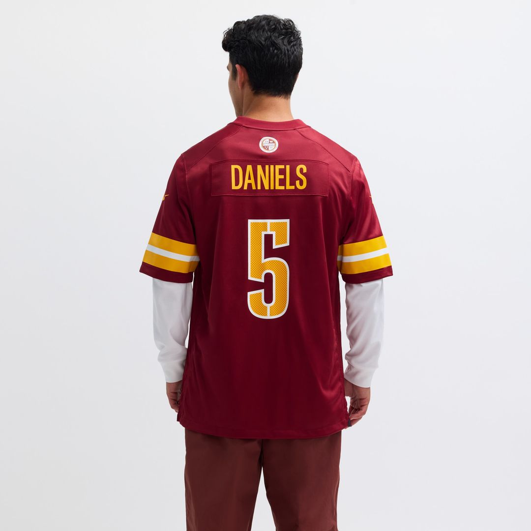Jayden Daniels Washington Commanders Nike  Player Game Jersey - Burgundy