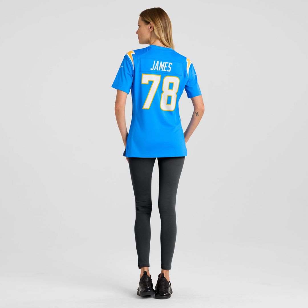 Andre James Los Angeles Chargers Nike Women's Team Game Jersey -  Powder Blue
