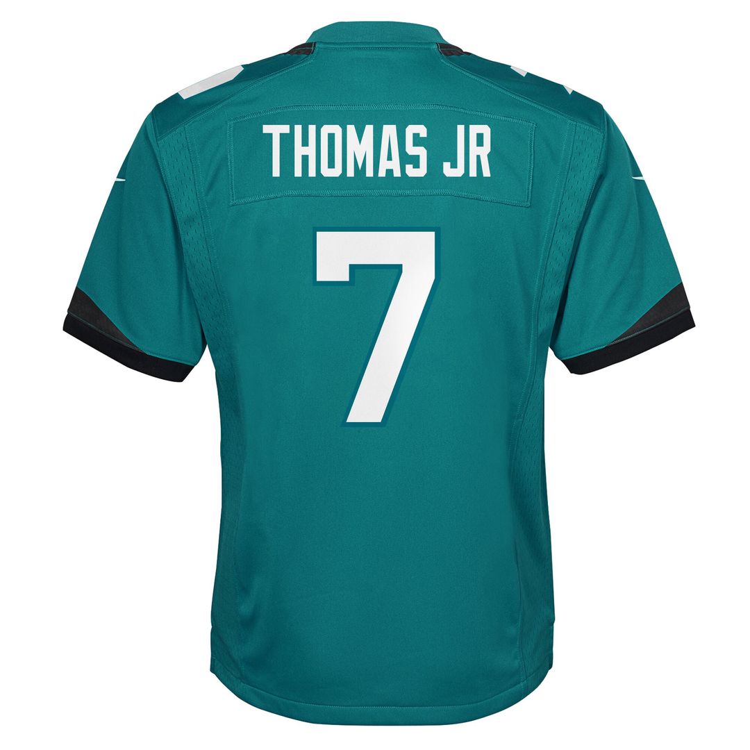 Brian Thomas Jr. Jacksonville Jaguars Nike Youth Team Game Jersey - Teal