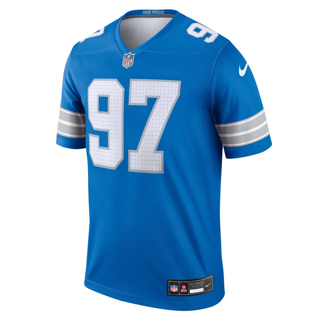 Aidan Hutchinson Detroit Lions Nike Legend Player Performance Top - Blue