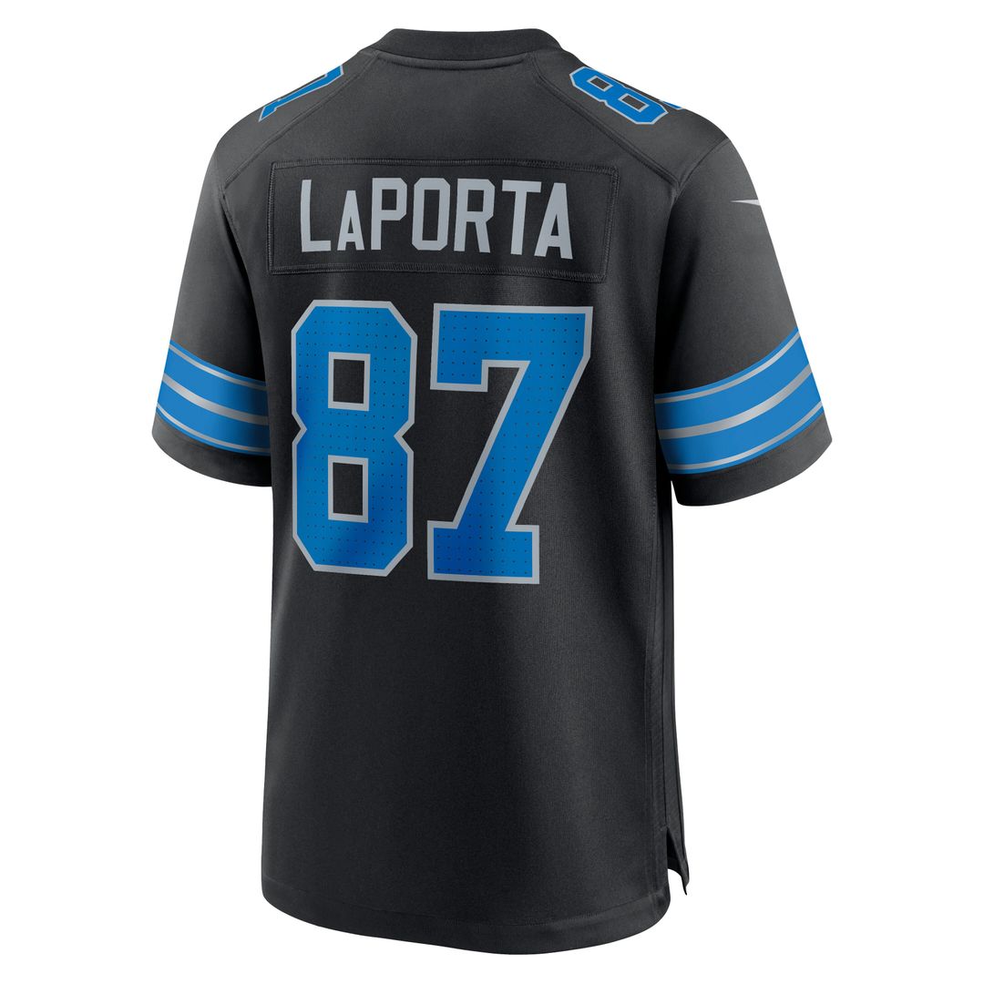 Sam LaPorta Detroit Lions Nike 2nd Alternate Game Jersey - Black