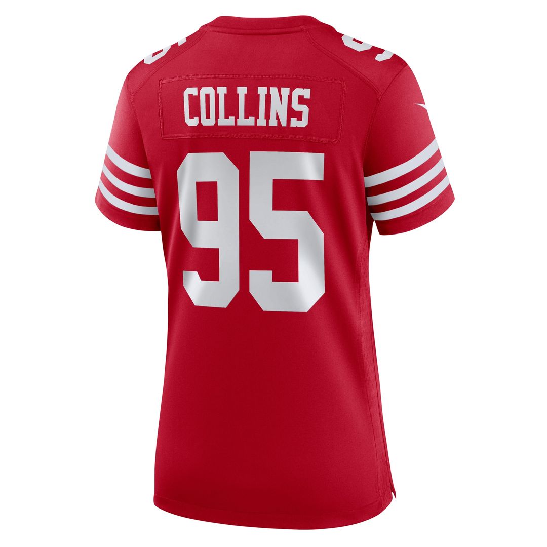 Alfred Collins San Francisco 49ers Nike Women's Team Game Jersey -  Scarlet