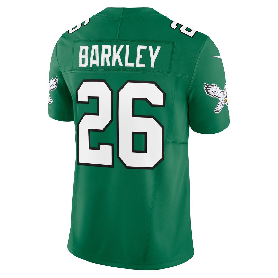 Saquon Barkley Philadelphia Eagles Nike Alternate Vapor F.U.S.E. Limited Jersey - Kelly Green