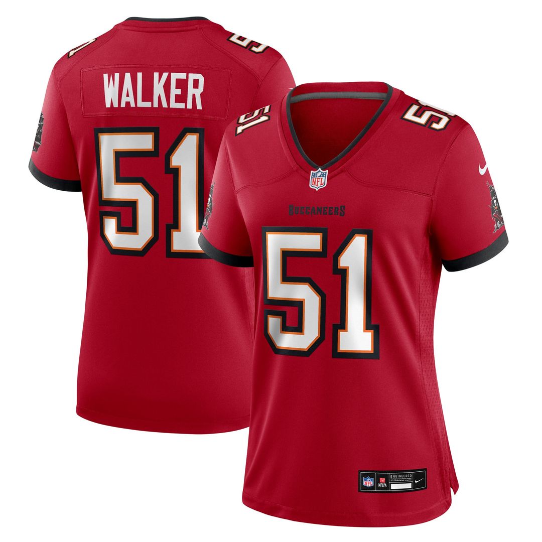 David Walker Tampa Bay Buccaneers Nike Women's Team Game Jersey -  Red