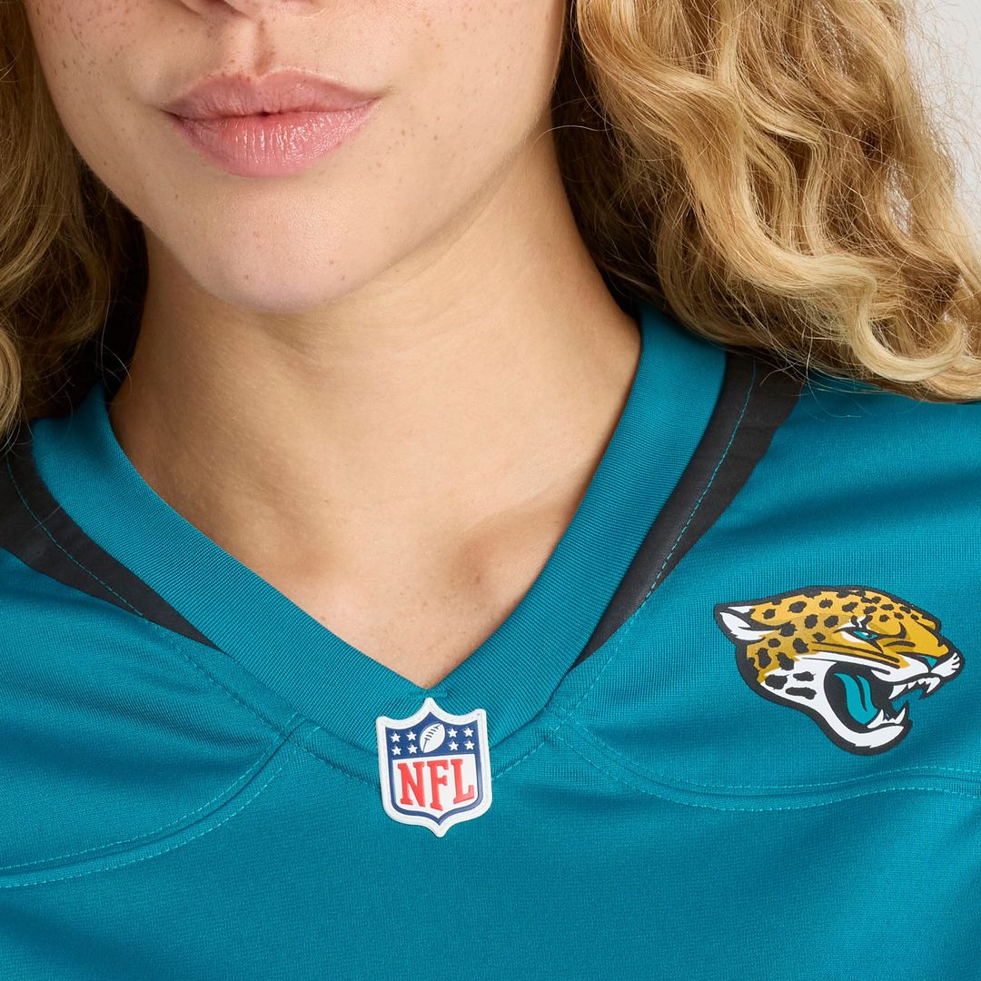 Number 1 Mom Jacksonville Jaguars Nike Women's Game Jersey - Teal